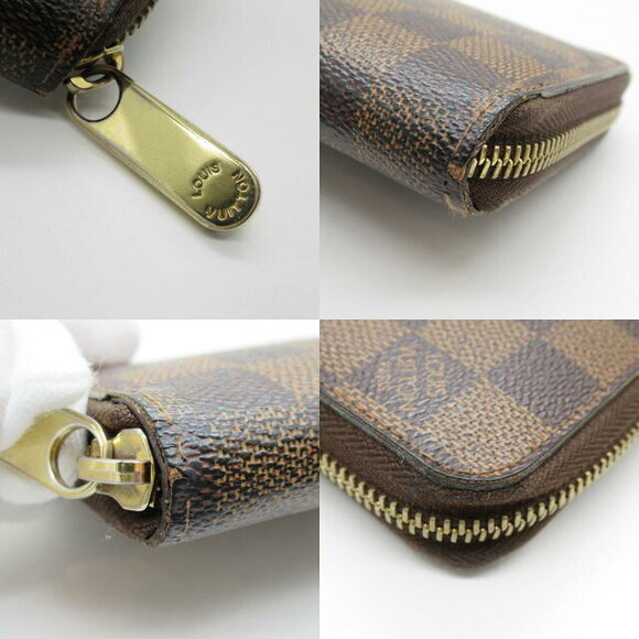 Louis Vuitton Zippy Wallet round long canvas Damier brown - Picture 9 of 10